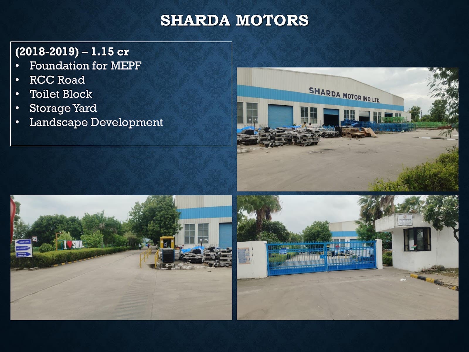 Sharda Motors Industrial Infrastructure Project